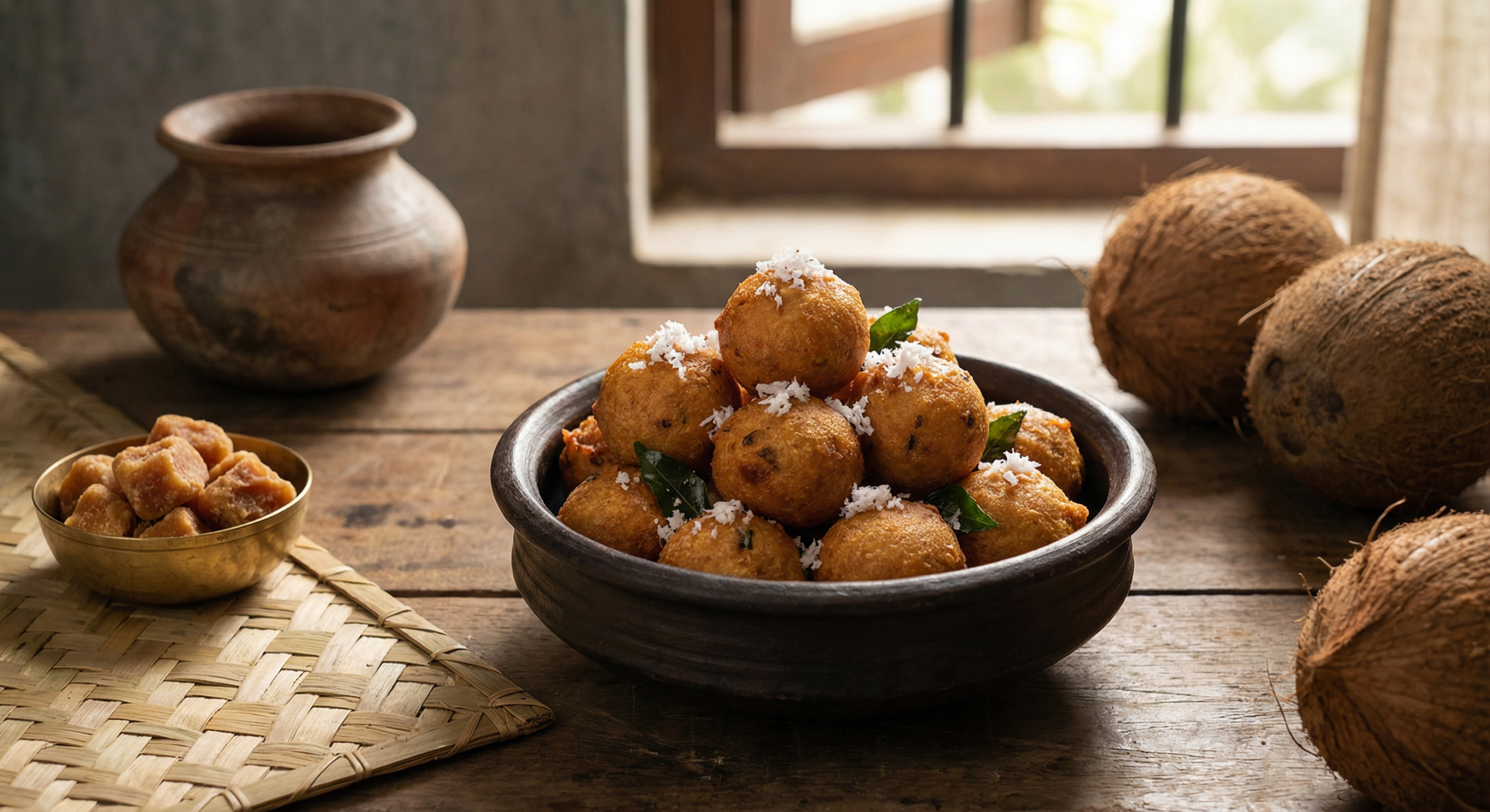 Authentic India Lakshadweep: Coconut Bondi Recipe: Coconut Bondi